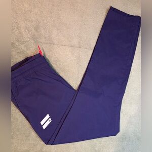 Hurley Blue Stretch Athletic Pants with Logo, Size: L. (5428)